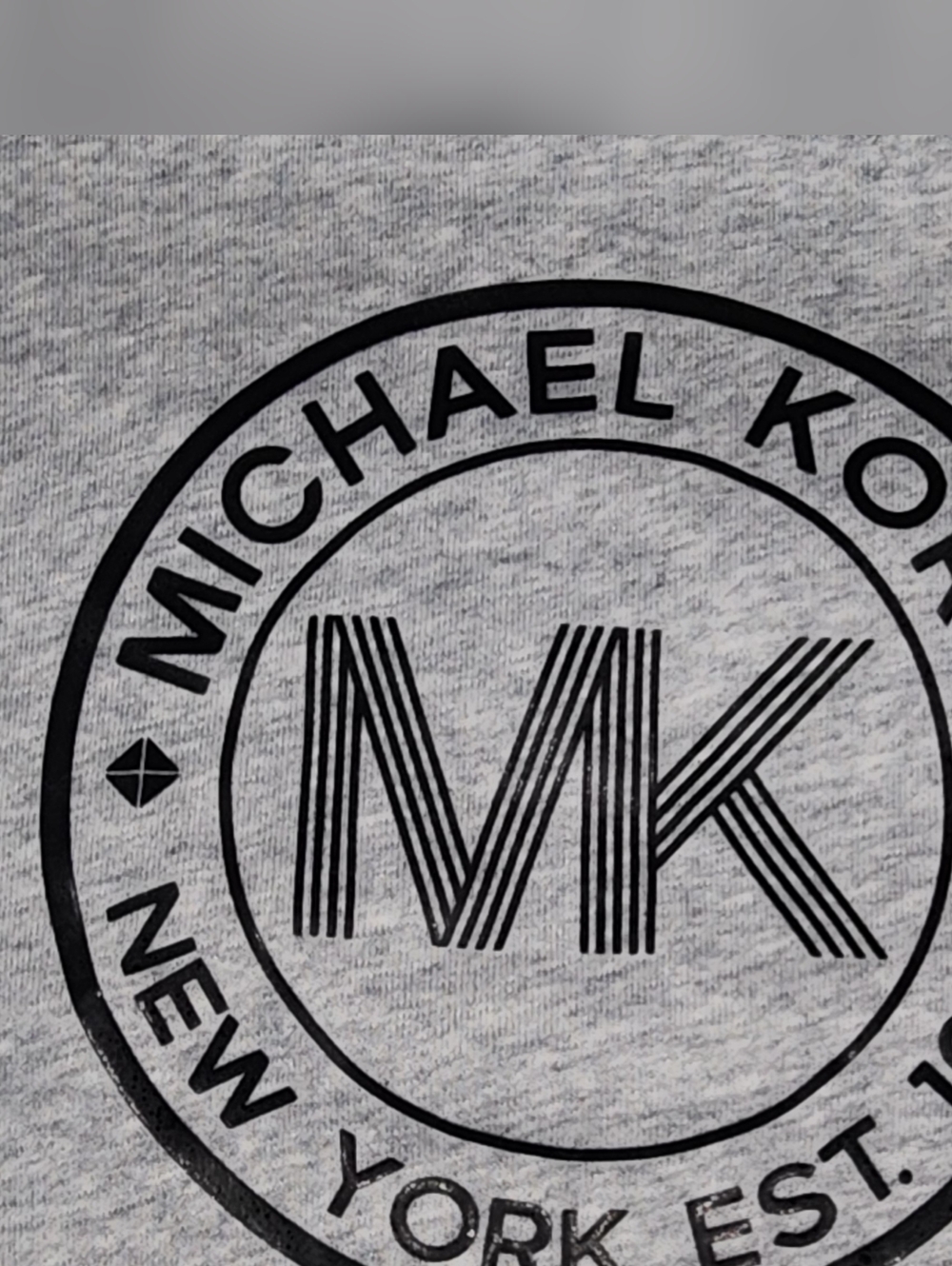 Michael Kors Grey Logo Crewneck Sweatshirt Medium - Picture 4 of 9